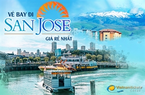 Vé máy bay đi San Jose giá rẻ nhất