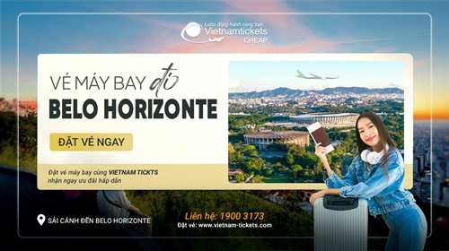 Vé máy bay đi Belo Horizonte (CNF) siêu sale chỉ từ 762 USD | Ưu đãi nhất