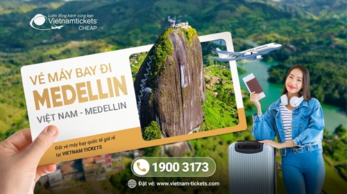 Vé máy bay đi Medellin (MDE) giá tốt chỉ từ 435 USD | Ưu đãi hấp dẫn