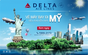 Vé máy bay đi Mỹ hãng Delta siêu ưu đãi chỉ từ 312 USD | Vietnam Tickets 