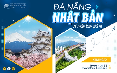 Vé máy bay từ Đà Nẵng đi Nhật Bản giá rẻ