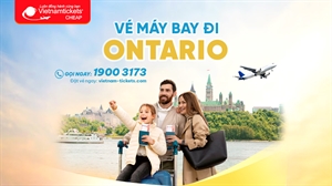  Đặt vé máy bay đi Ontario RẺ chỉ 300$ tại Vietnam Tickets