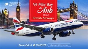 Vé máy bay đi Anh hãng British Airways giá rẻ | Đặt vé ngay