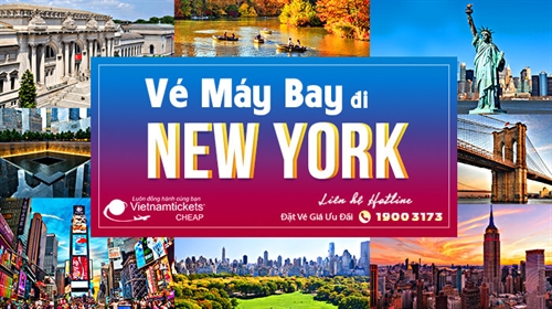 Khuyến Mãi Vé Báy Bay đi New York Giá Siêu Rẻ chỉ từ 450 USD