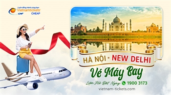 Vé Máy Bay Hà Nội New Delhi RẺ BẤT NGỜ chỉ từ 119 USD