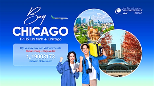 Vé Máy Bay Từ TP.HCM Đi Chicago Giá Hấp Dẫn chỉ từ 470 USD  