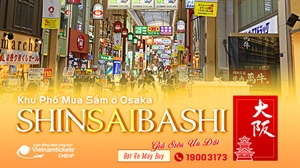 Khu phố shinsaibashi | Thiên đường mua sắm bậc nhất Osaka