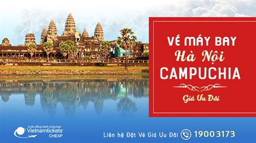 Vé Máy Bay Hà Nội Campuchia từ 62 USD Giá Tốt Hôm Nay