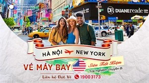 Đặt Vé Máy Bay từ Hà Nội đi New York giá rẻ từ 499 USD