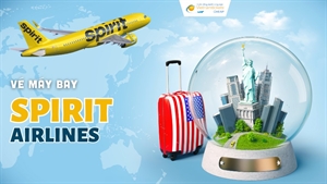 Vé máy bay Spirit Airlines – Lịch bay mới nhất