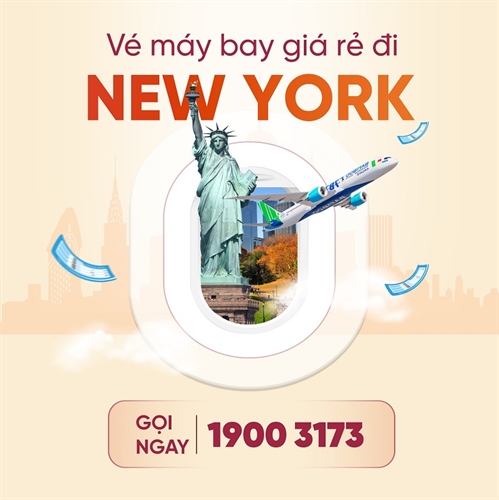Vé máy bay giá rẻ đi New York | Vietnam Tickets
