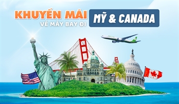 Eva Air khuyến mãi vé máy bay đi Mỹ - Canada