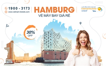 Vé máy hay đi Hamburg giá rẻ chỉ từ 415 USD | Đặt vé ngay