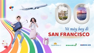 Vé máy bay San Francisco giá rẻ từ $243 - Lịch bay mới nhất