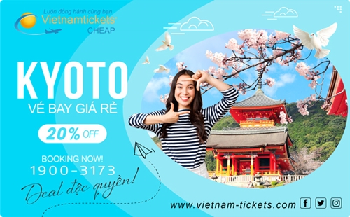 Vé Máy Bay đi Kyoto Giá Rẻ | Vietnam Tickets