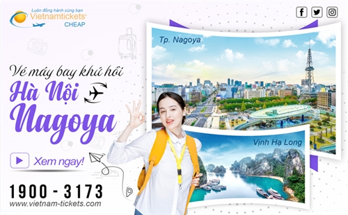 Vé máy bay Hà Nội Nagoya giá rẻ chỉ từ 299 USD 