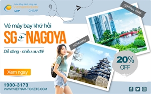 Săn Vé Máy Bay Khứ Hồi Sài Gòn Nagoya Giá Rẻ chỉ từ 284 USD | Vietnam Tickets