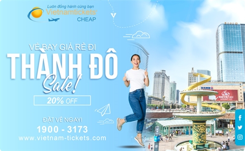 Vé máy bay đi Thành Đô Giá Rẻ | Vietnam Tickets