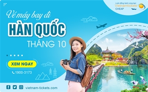 Vé máy bay đi Hàn Quốc Tháng 10 chỉ từ 55 USD | Vietnam Tickets