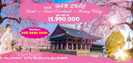 Tour Hàn Quốc - Mùng 4 Tết - 4n4đ :seoul – Nami Everland – Hoàng Cung
