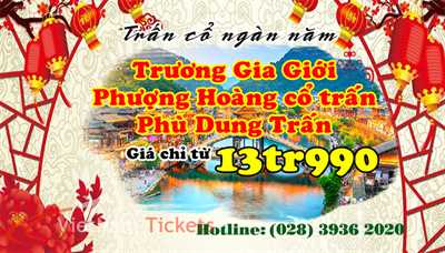 Tour Trấn Cổ: Trương Gia Giới, Phượng Hoàng Cổ Trấn, Phù Dung Trấn