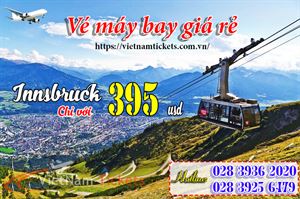 Vé máy bay đi Innsbruck giá ưu đãi