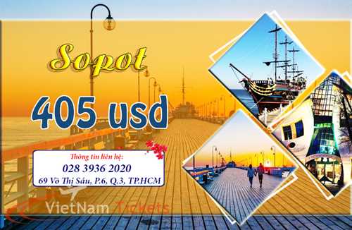 Vé máy bay đi Sopot giá rẻ | Vietnam Tickets