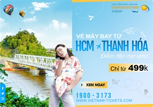 Giá vé máy bay Sài Gòn Thanh Hóa SIÊU RẺ: chỉ từ 499.000đ