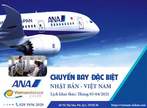 All Nippon Airways khai thác chuyến bay Nhật - Việt Nam