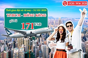Cathay Pacific - Khuyến mãi sớm đến Hồng Kông