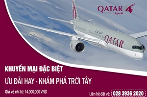 Qatar Airways khuyến mãi | Vietnam Tickets