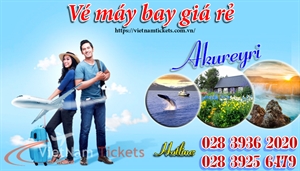 Vé máy bay giá khuyến mãi đi Akureyri