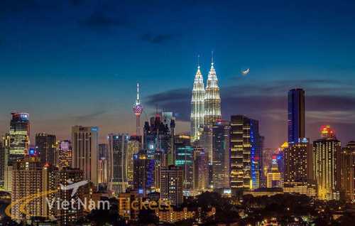 Vé máy bay đi Kuala Lumpur giá rẻ nhất