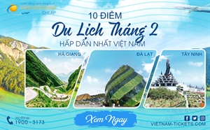 Nên du lịch ở đâu tháng 2? Top 10 địa điểm HẤP DẪN ở Việt Nam