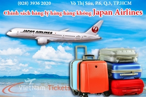 Chính sách hàng lý hãng hàng không Japan Airlines