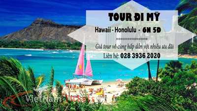 Khám phá Tour Hawaii - Honolulu 6n5đ | Vietnam Tickets