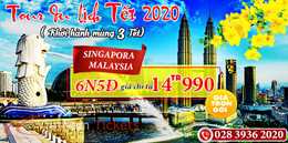 Tour Singrapore - Malaysia 6n5đ - Kh Mùng 3 Tết