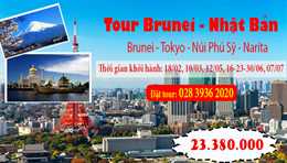 Tour Brunei - Nhật Bản 4n3đ