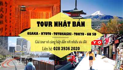 Tour Nhật Bản Osaka - Kyoto - Toyohashi - Tokyo 6n5đ