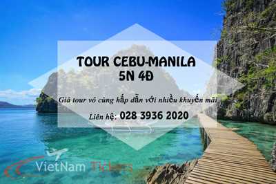 Tour du lịch khám phá Philipines - Cebu - Manila