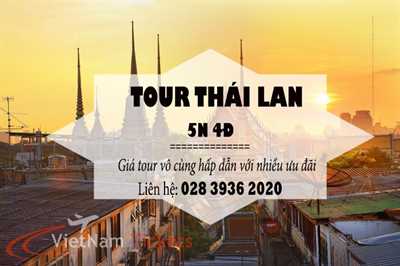 Tour du lịch Thái Lan 5 ngày 4 đêm