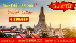 Tour Thái Lan 5n4đ 4* (Bangkok - Pattaya)