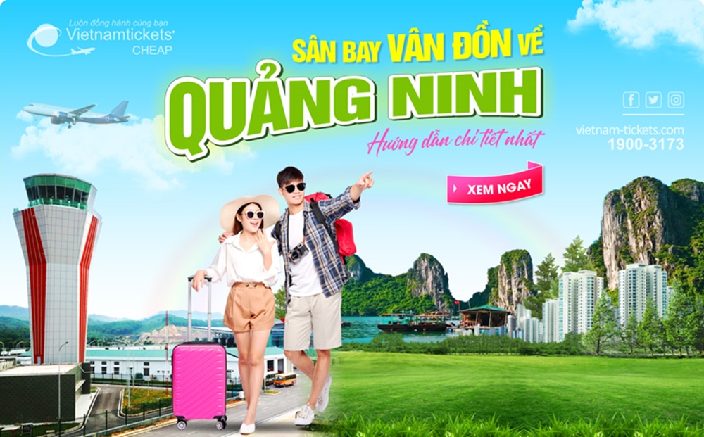 Hướng dẫn đi từ sân bay Vân Đồn về trung tâm tỉnh Quảng Ninh