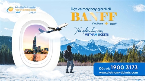 Đặt vé máy bay đi Banff giá rẻ chỉ từ 350 USD