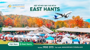 Vé máy bay đi East Hants giá rẻ chỉ từ 350 USD
