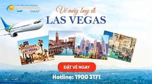 Vé máy bay đi Las Vegas giá rẻ chỉ từ 405 USD