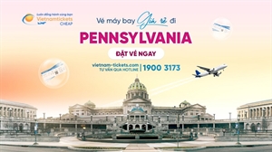 Vé máy bay đi Pennsylvania giá rẻ nhất chỉ từ 338 USD