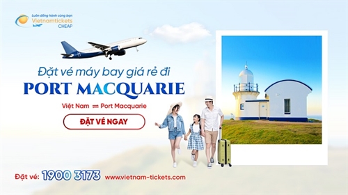 Vé máy bay đi Port Macquarie giá chỉ từ 339 USD