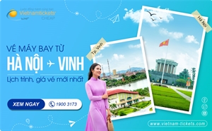 Vé máy bay Hà Nội Vinh: Lịch trình, giá vé CẬP NHẬT MỚI NHẤT