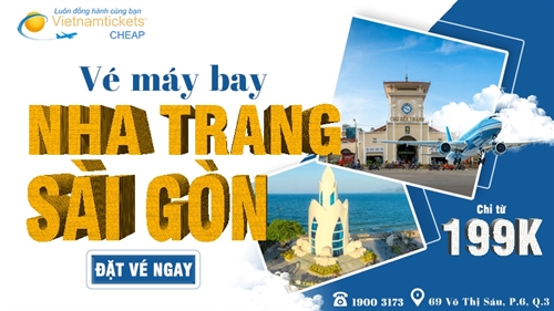 Vé máy bay Nha Trang Sài Gòn chỉ từ 199K - Săn ngay, bay tiết kiệm